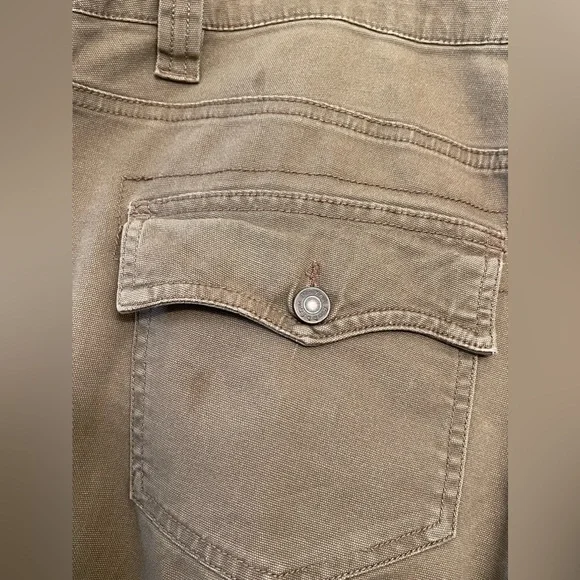 Vintage y2k low-rise Royal Robbins Outdoor Goddess 12 bootcut olive 90s hiking - Picture 13 of 13